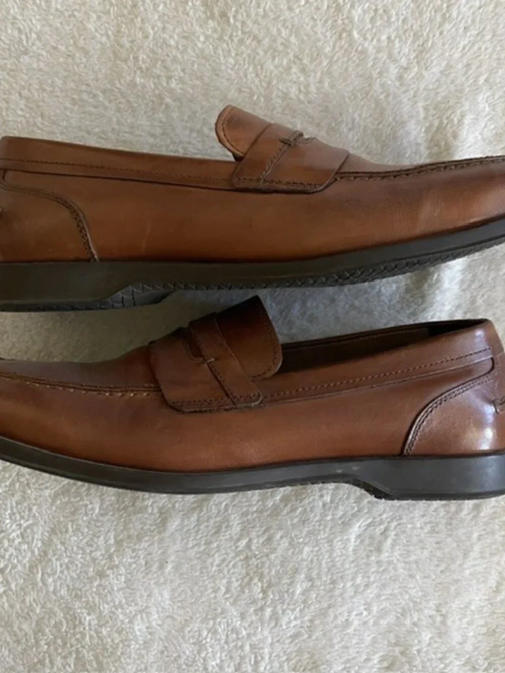Cole Haan Grand OS Fleming Brown Leather Penny Loafers Men’s Size 8 M C27582
